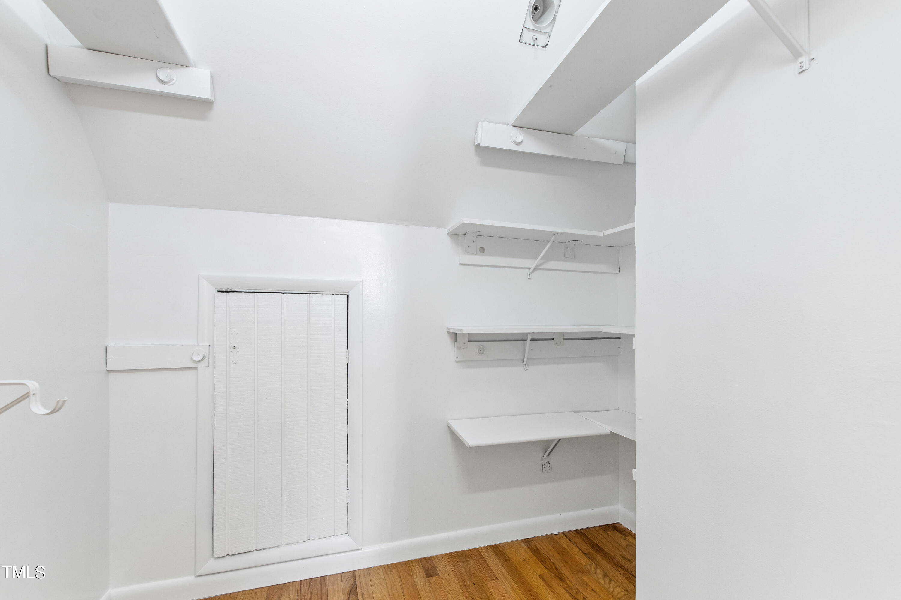 1915 Redding Lane Durham, NC 27712 - Photo 40 of 45 a view of an empty walk in closet