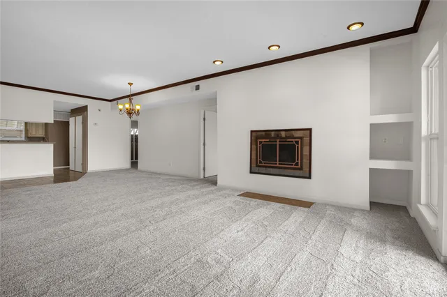 a view of empty room