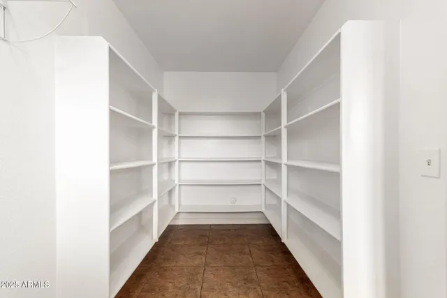 a view of a room with shelf