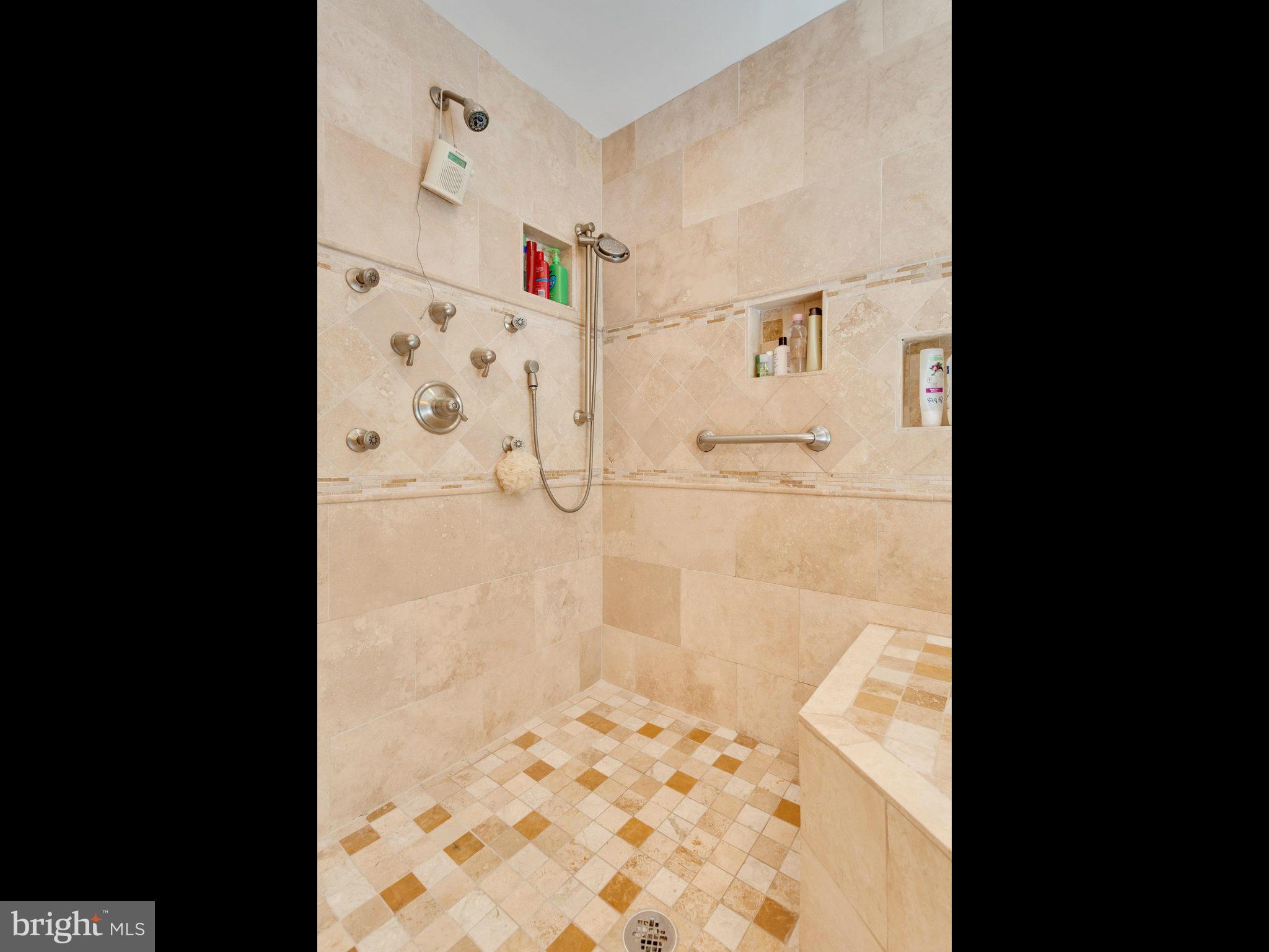 10936 Blue Roan Road Oakton, VA 22124 - Photo 25 of 30 Custom Tile Surround. Dual Shower Heads.
