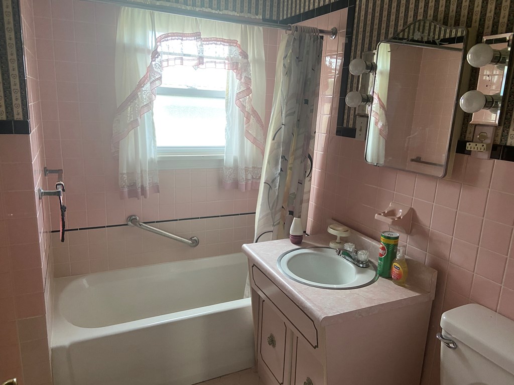 767 Lawsonham Road Rimersburg, PA 16248 - Photo 8 of 23 a bathroom with a sink a toilet and a bathtub