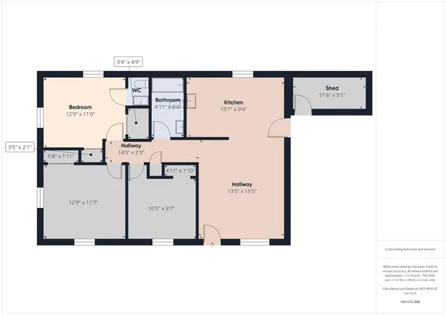 a picture of a floor plan