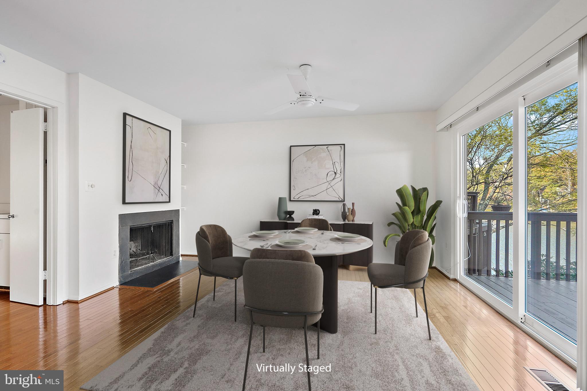 2006 Lakebreeze Way Reston, VA 20191 - Photo 21 of 49 a view of a workspace with furniture and a window