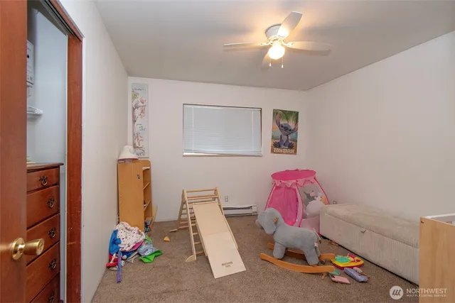 a room with storage and utility