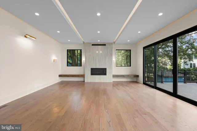 a view of an empty room