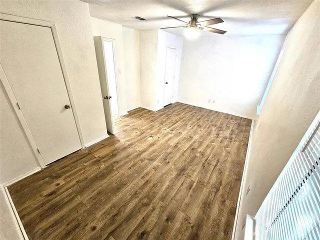 a view of wooden floor