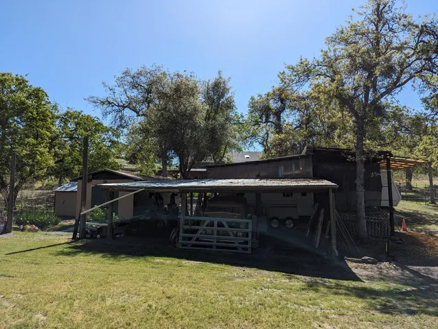 a view of outdoor space and deck