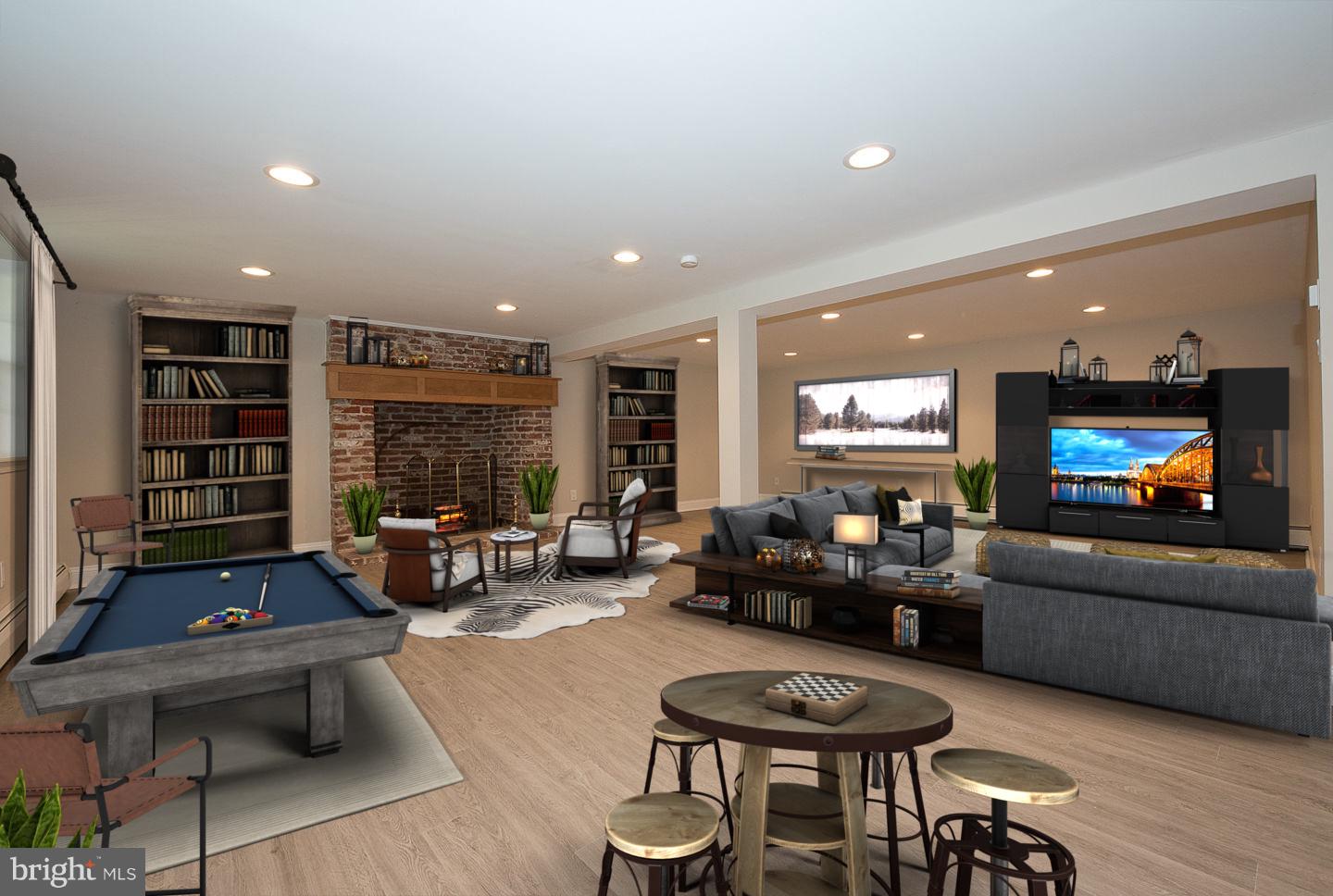 29 Marple Road Haverford, PA 19041 - Photo 23 of 30 Virtually Staged Finished Lower Level