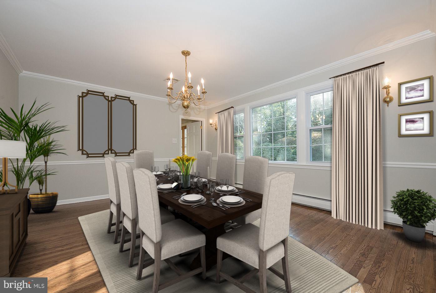 29 Marple Road Haverford, PA 19041 - Photo 6 of 30 Virtually Staged Dining Room