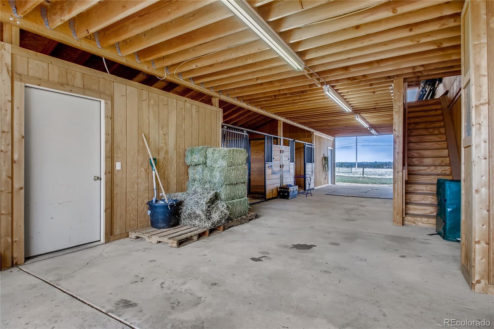 727 East Rim Road Franktown, CO 80116 - Photo 33 of 40 a view of under construction room and staircase
