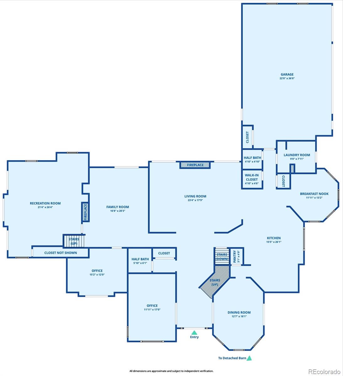 727 East Rim Road Franktown, CO 80116 - Photo 40 of 40 a picture of floor plan