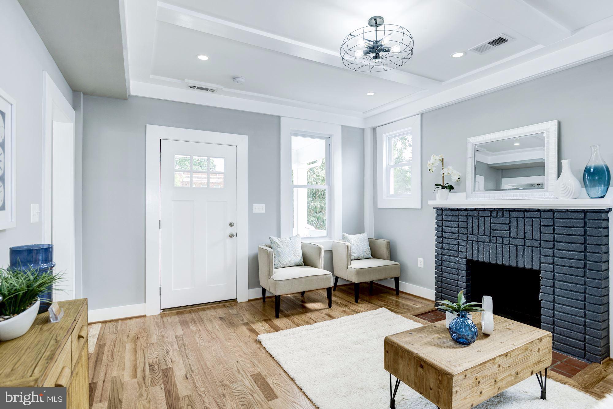 12 Nicholson Street Northwest Washington, DC 20011 - Photo 7 of 45 Wood Burning Masonry Fireplace