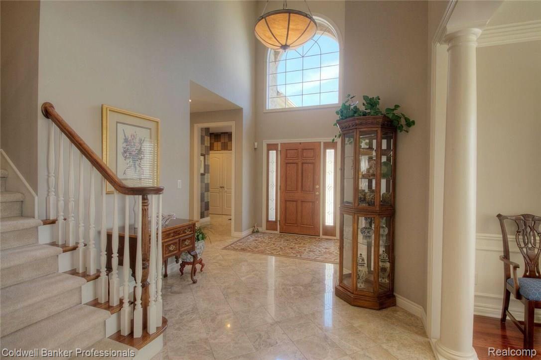 2839 Hastings Court Rochester, MI 48306 - Photo 9 of 56 2839 - Two Story Marble Foyer.jpg