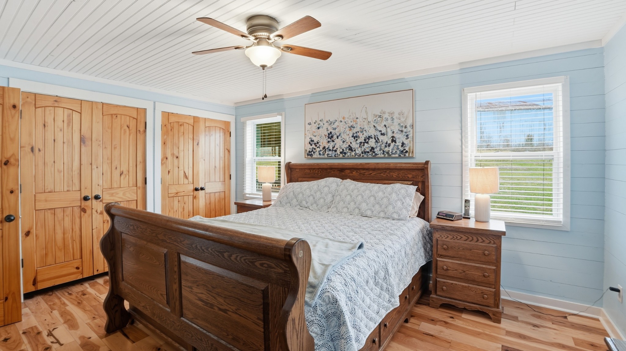 1101 Bagley Hollow Road Fayetteville, TN 37334 - Photo 34 of 52 a bedroom with a bed and a chandelier