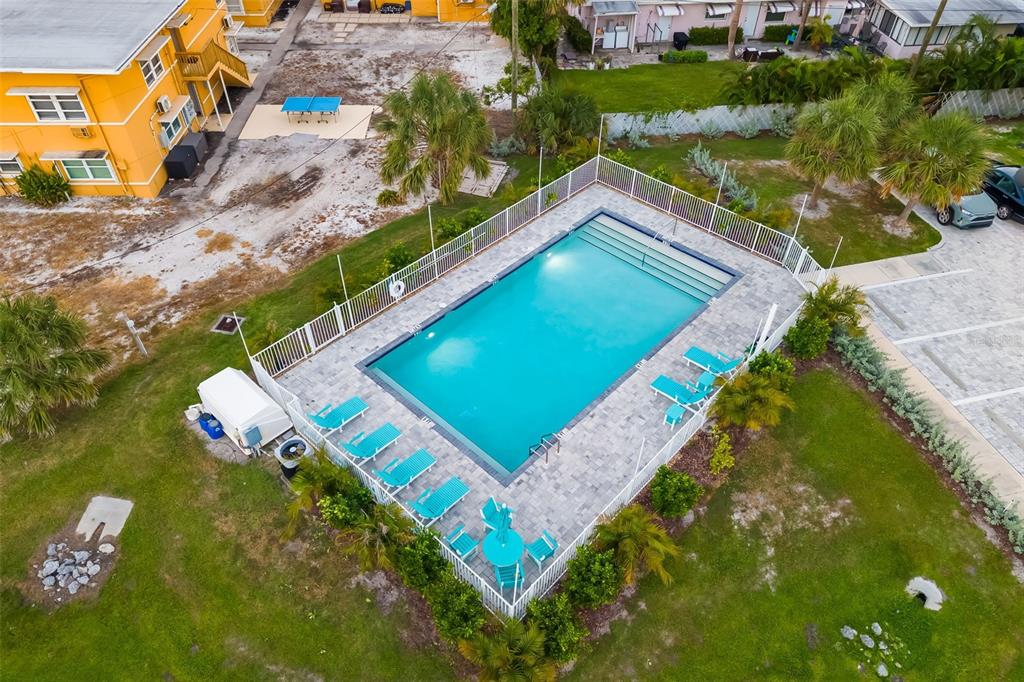 15305 1st Street East, Unit 201 Madeira Beach, FL 33708 - Photo 12 of 41 an aerial view of a house