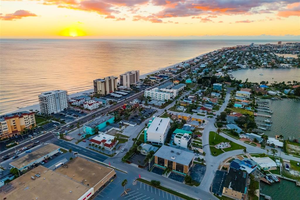 15305 1st Street East, Unit 201 Madeira Beach, FL 33708 - Photo 2 of 41 a view of city and ocean