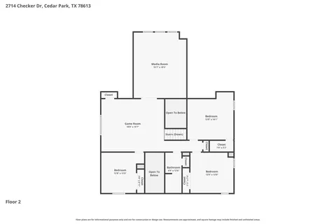 $635,000 | 2714 Checker Drive, Cedar Park, TX 78613