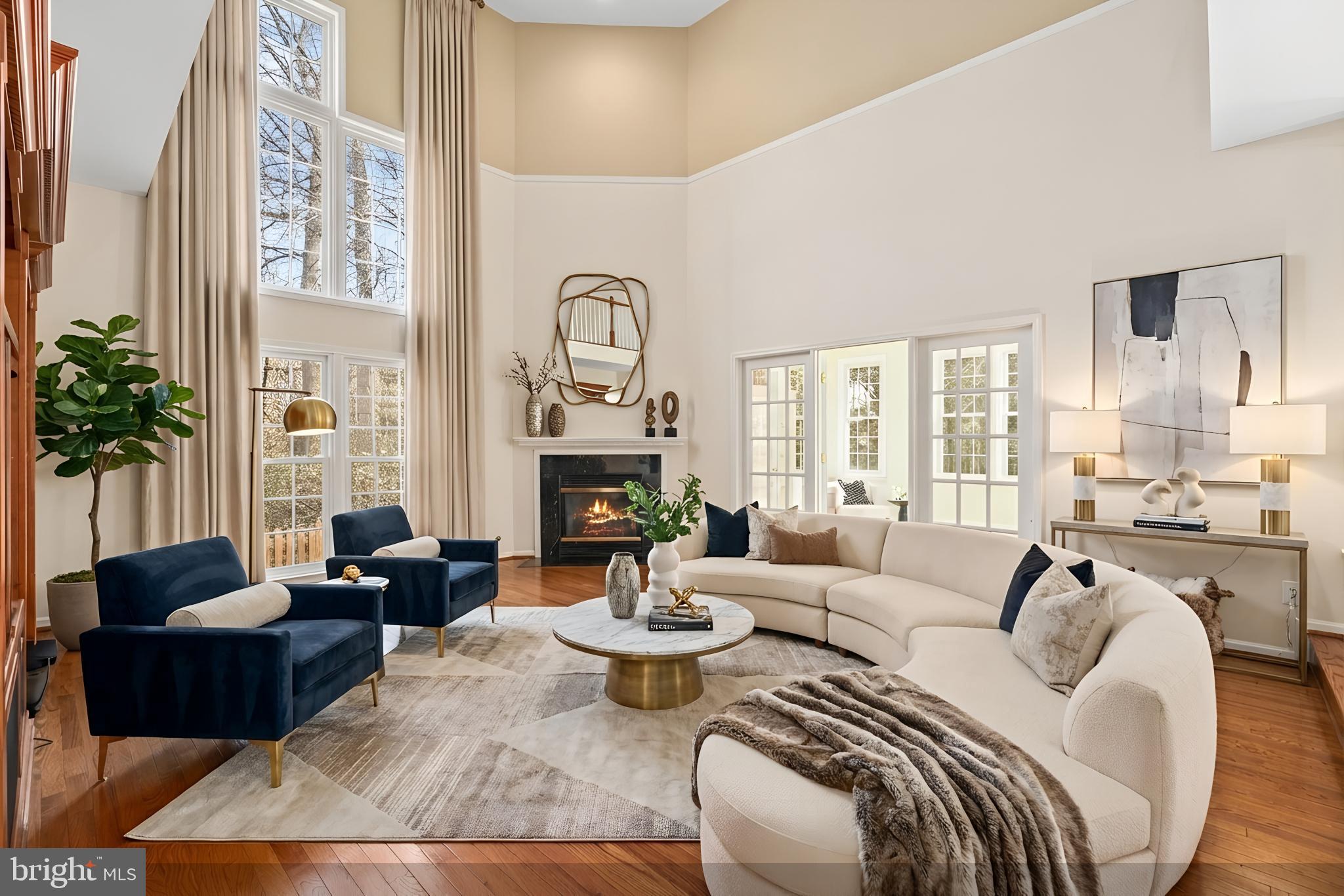 11405 Northwind Court Reston, VA 20194 - Photo 25 of 60 Family room off kitchen with vaulted ceilings