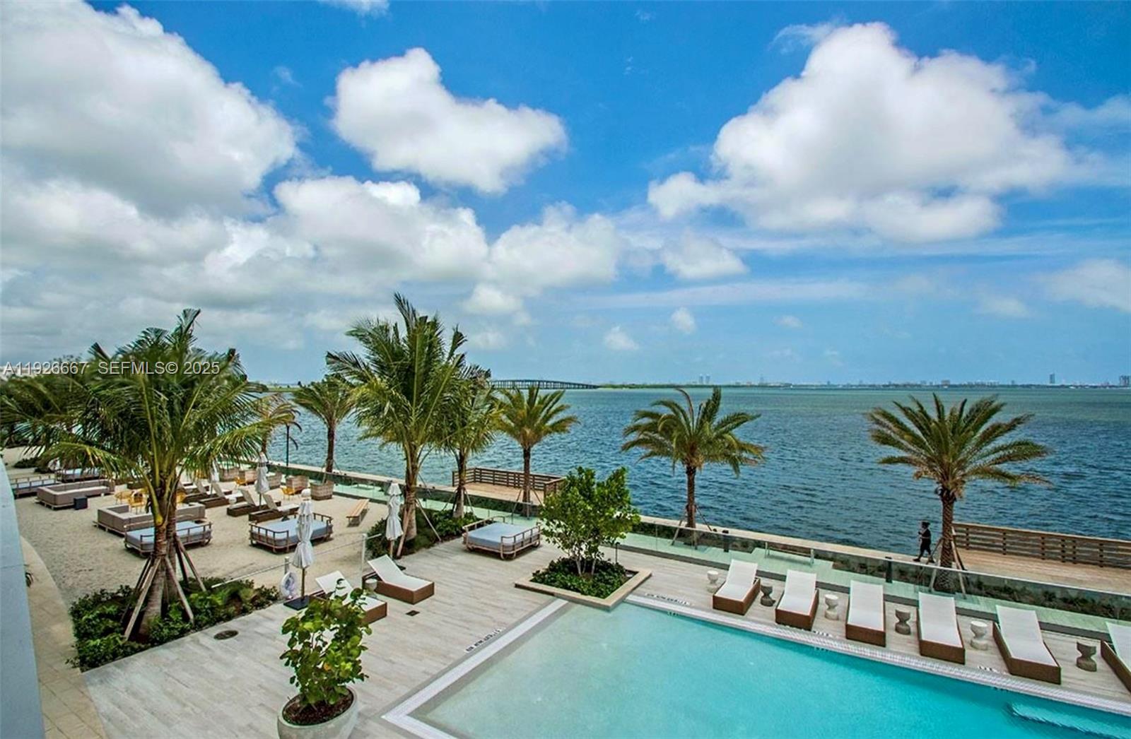 2900 Northeast 7th Avenue, Unit 2006 Miami, FL 33137 - Photo 15 of 16 a view of a swimming pool with plants