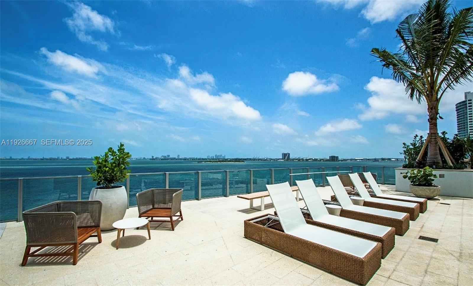 2900 Northeast 7th Avenue, Unit 2006 Miami, FL 33137 - Photo 16 of 16 a view of a terrace with sitting area