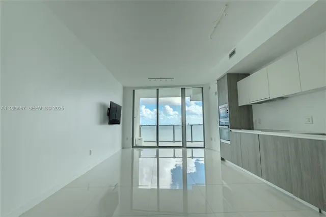 a view of hallway with stairs