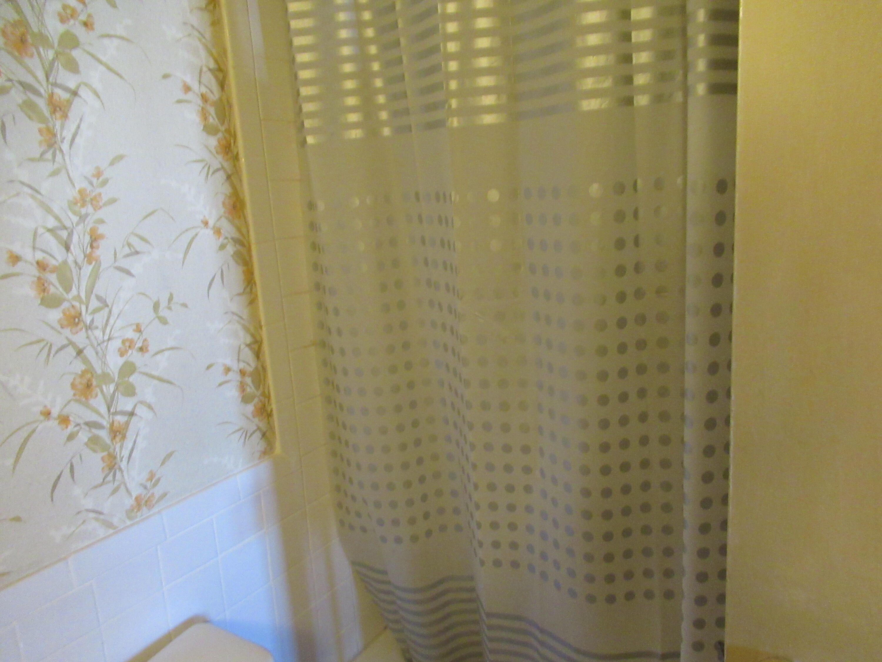 22605 Southwest 66th Avenue, Unit 410 Boca Raton, FL 33428 - Photo 18 of 28 a bathroom with a shower curtain