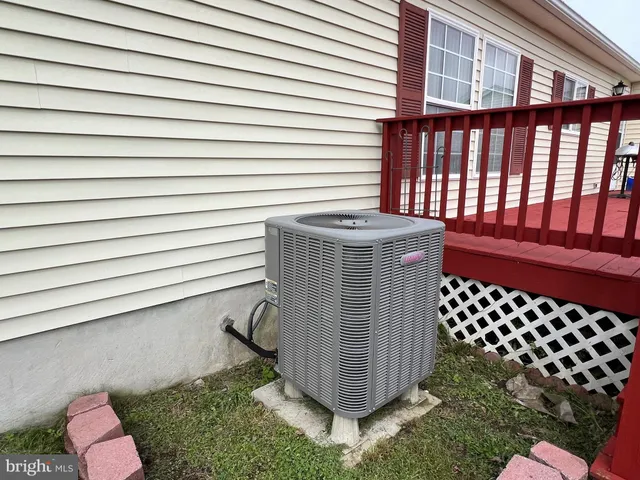 a view of front door and deck