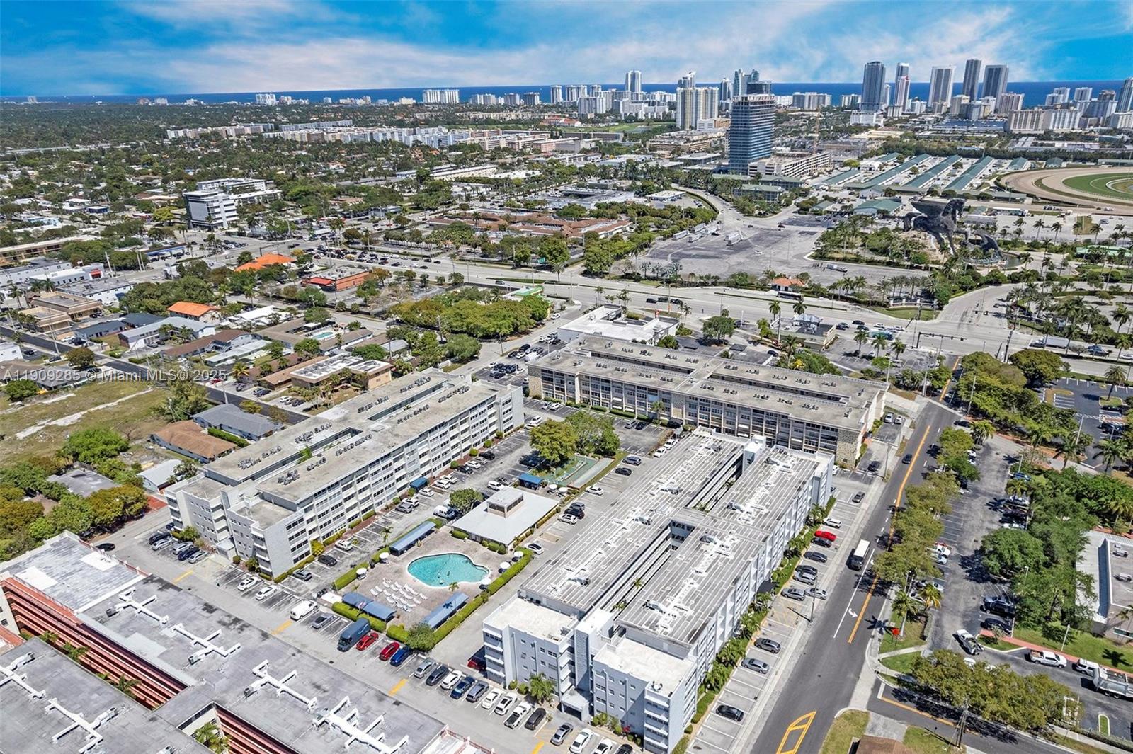 330 Southeast 2nd Street, Unit 103G Hallandale Beach, FL 33009 - Photo 36 of 37 an aerial view of a city