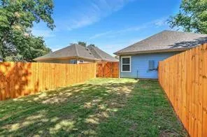 a backyard of a house