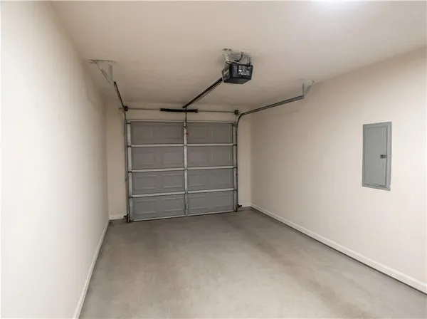 a view of an empty room with a empty space