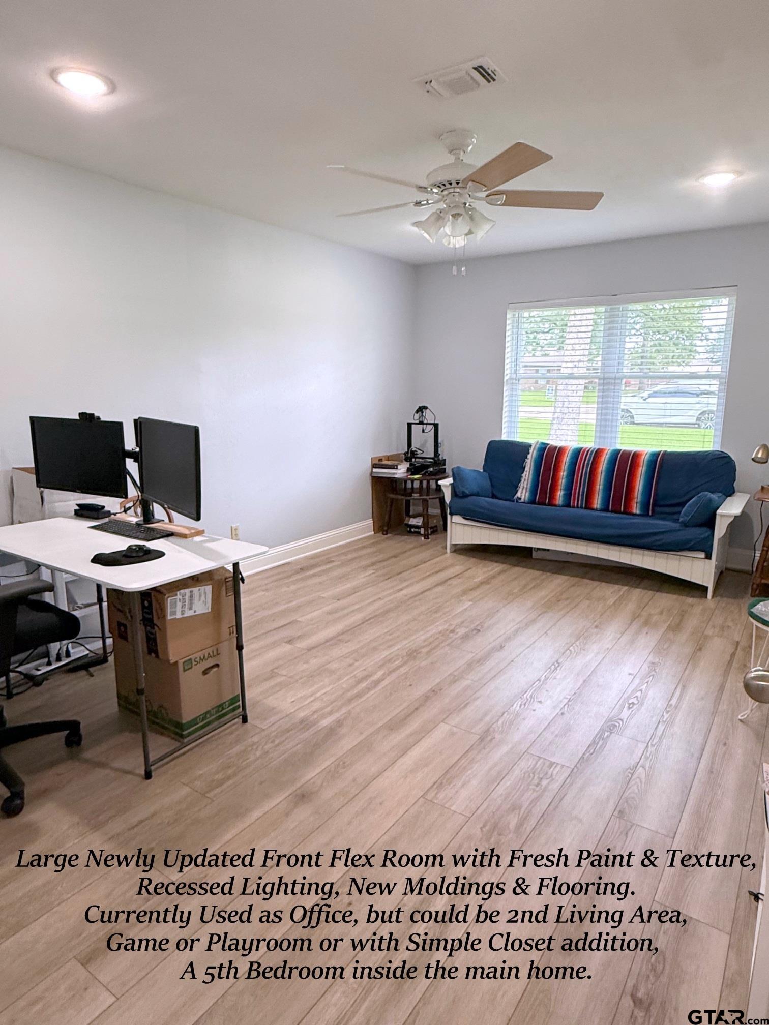 237 Oregon Street Van, TX 75790 - Photo 12 of 44 a view of workspace with furniture and window