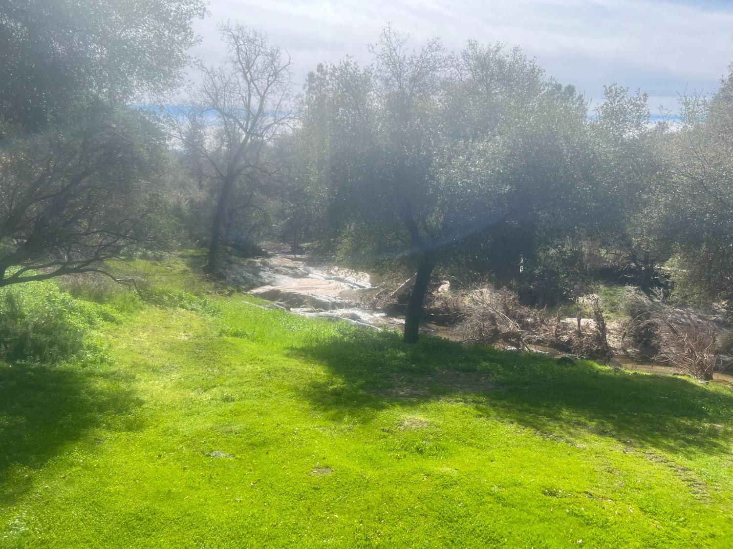 140040 Vincent Fire Road Tollhouse, CA 93667 - Photo 5 of 30 a backyard of a house with lots of green space and fountain