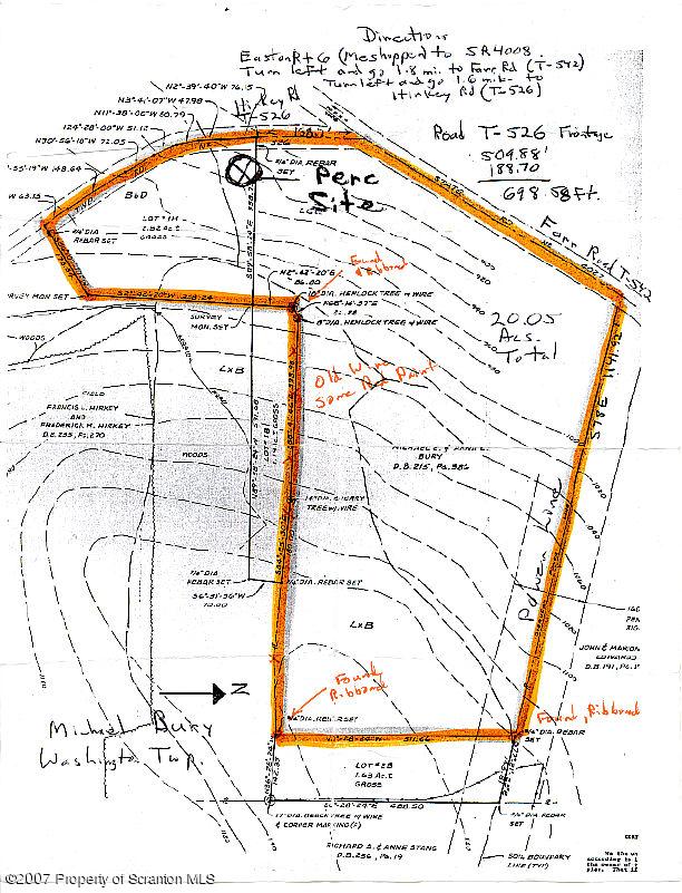 T-542 Farr Road Meshoppen, PA 18630 - Photo 4 of 5 Survey Map