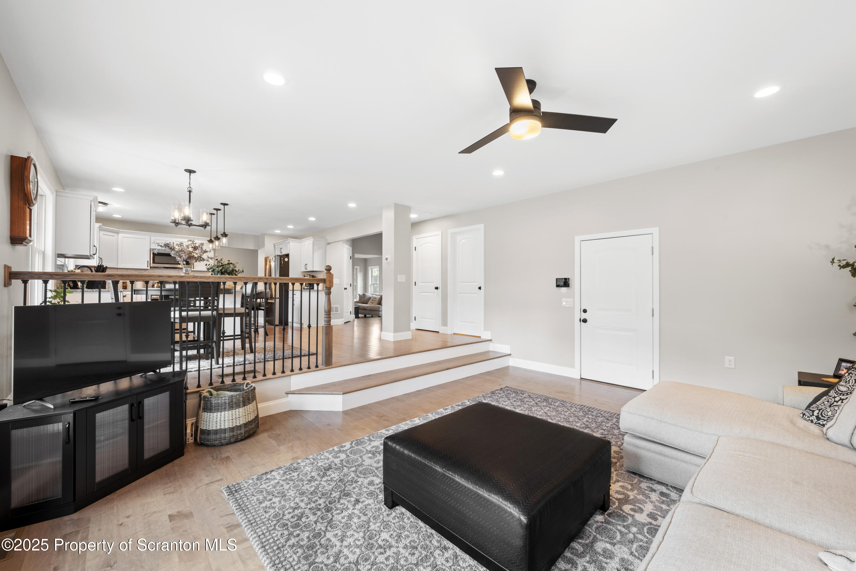 220 Fuller Road Dalton, PA 18414 - Photo 34 of 55 a living room with furniture and a flat screen tv