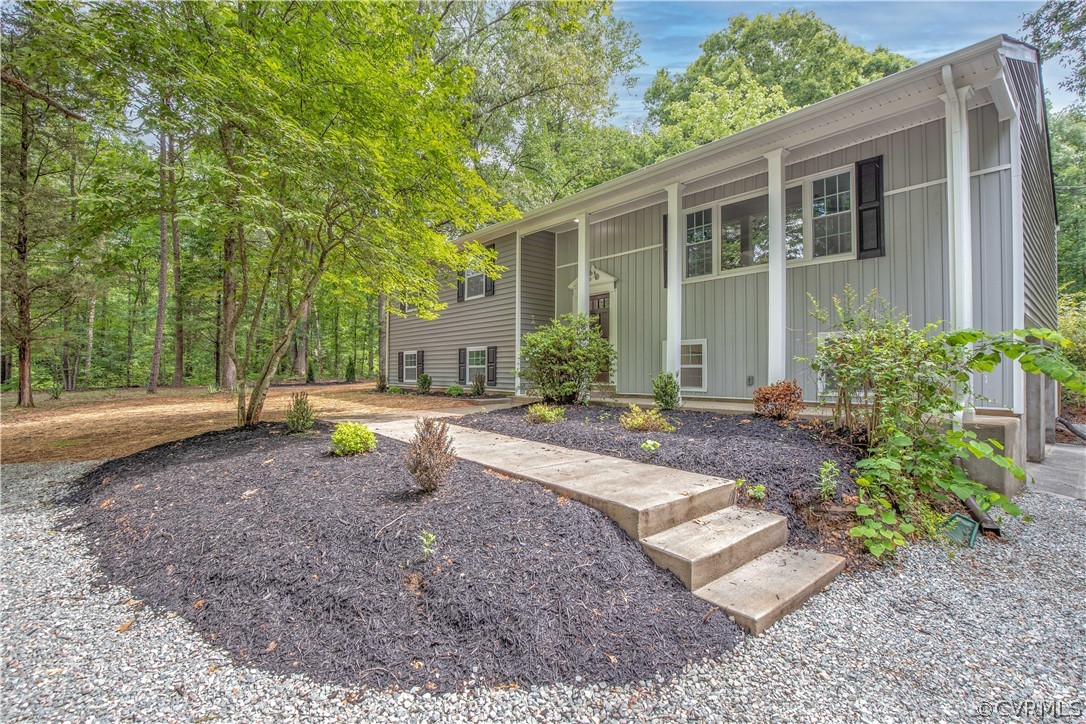 4352 Three Bridge Road Powhatan, VA 23139 - Photo 2 of 30 Beautifully landscaped front of the home.