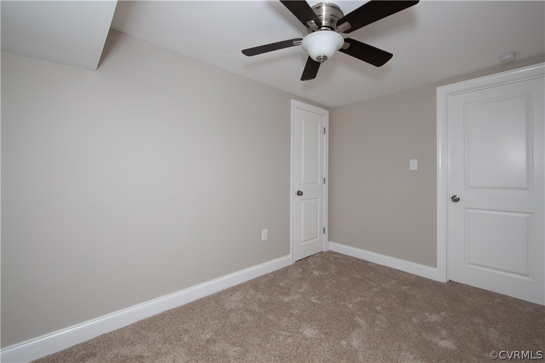4352 Three Bridge Road Powhatan, VA 23139 - Photo 22 of 30 Bedroom 5 with carpet and ceiling fan