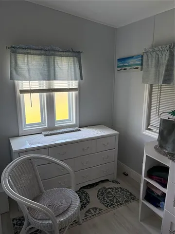 a living room with a couch and a table