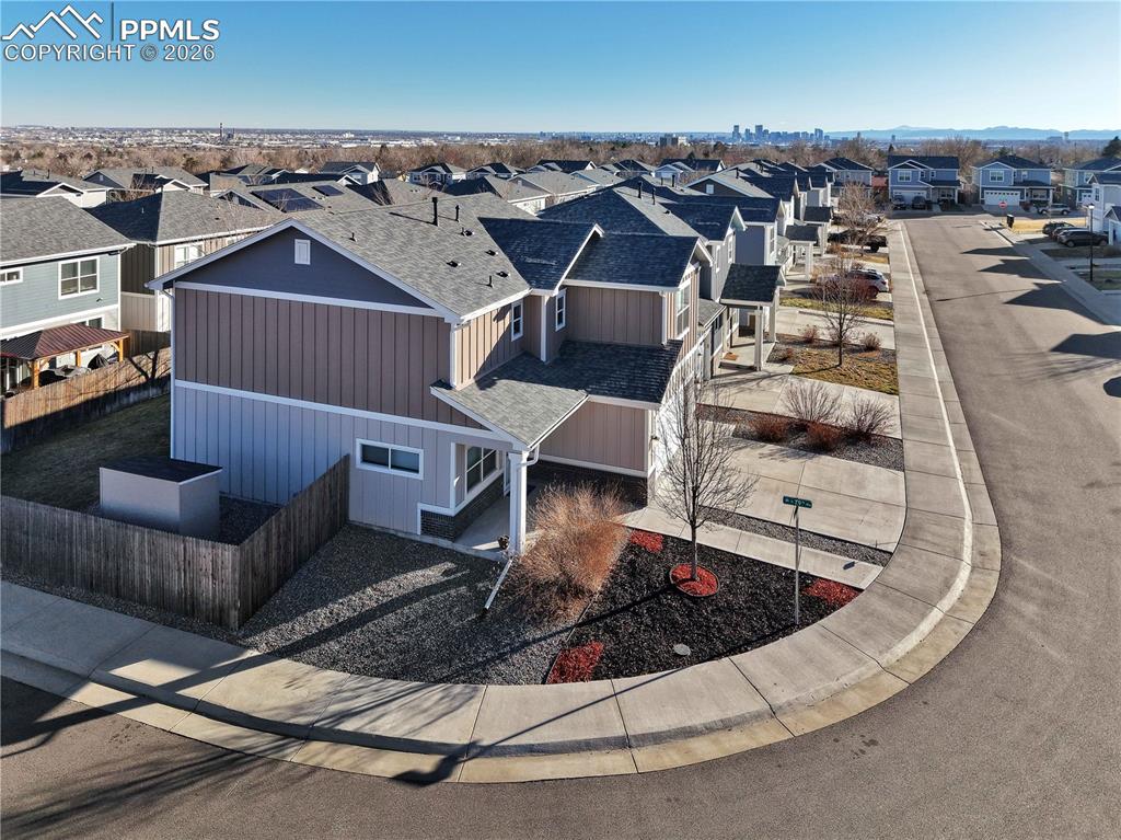 7956 Osage Street Denver, CO 80221 - Photo 35 of 48 Aerial perspective of suburban area