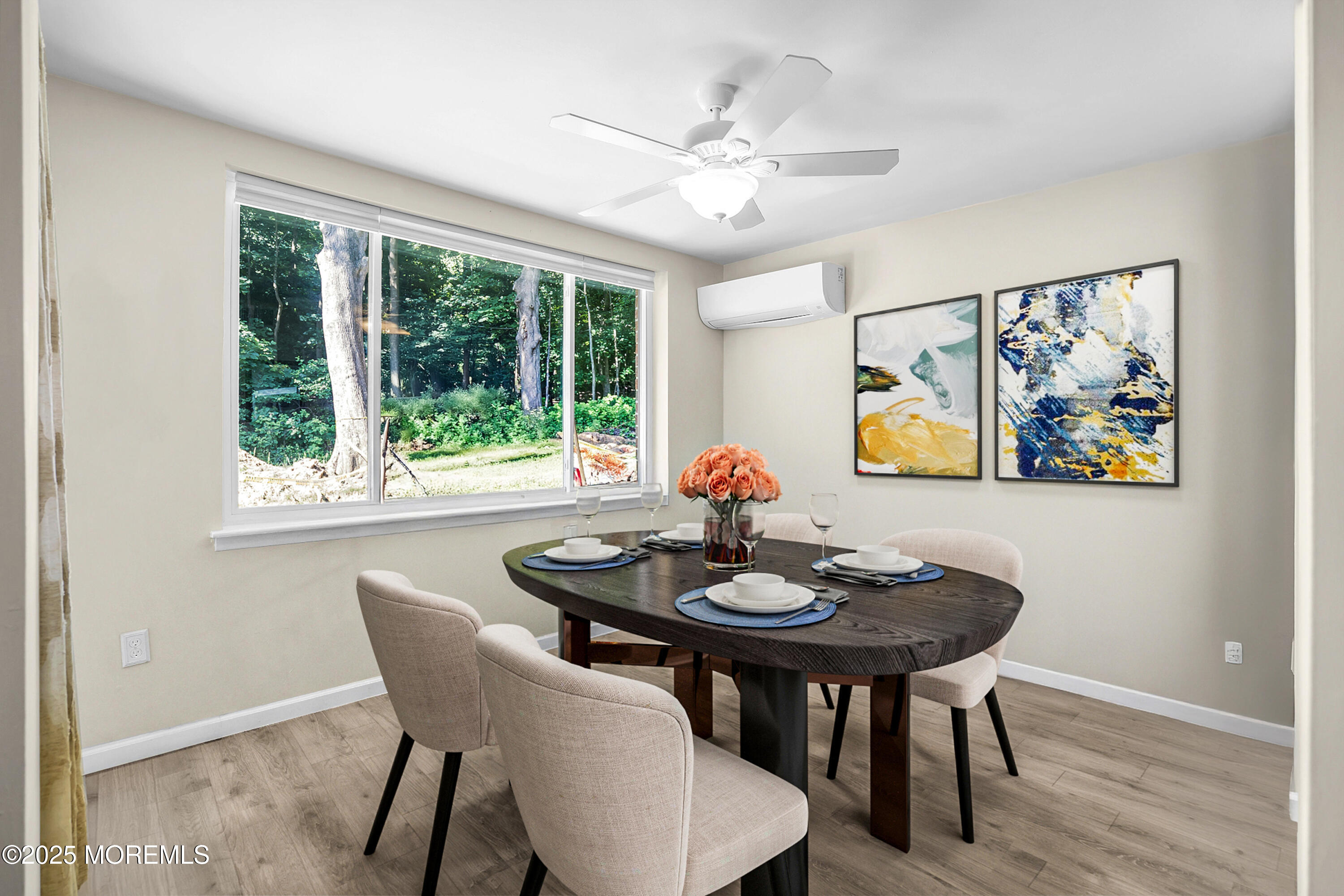 200 Portland Road, Unit E4 Highlands, NJ 07732 - Photo 8 of 37 a view of a dining room with furniture window and wooden floor