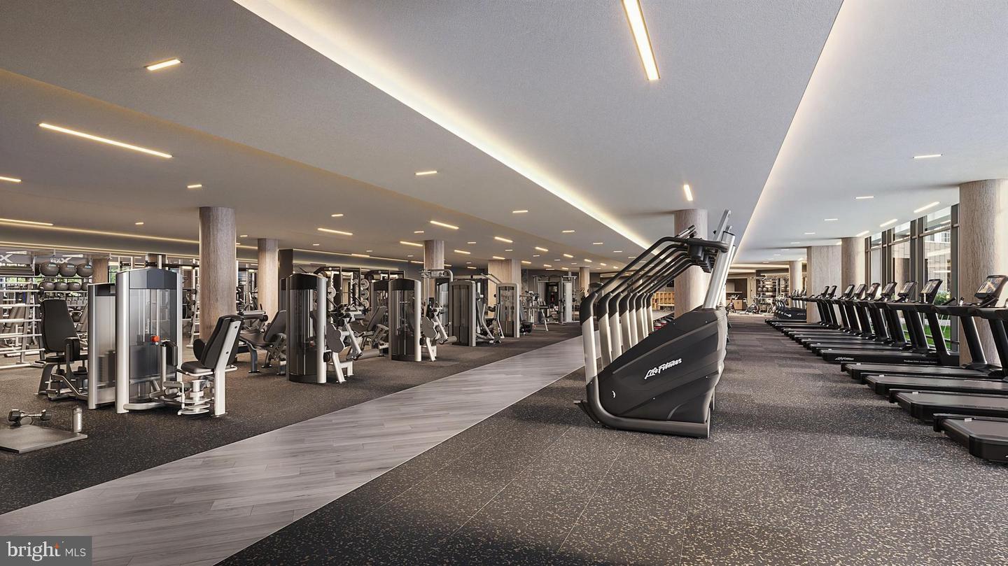 2601 Calvert Street Northwest, Unit 1707 Washington, DC 20008 - Photo 29 of 33 a view of a room with gym equipment
