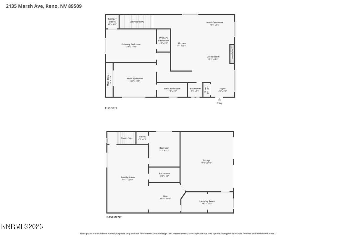 2135 Marsh Avenue Reno, NV 89509 - Photo 36 of 36 03-Floor Plan