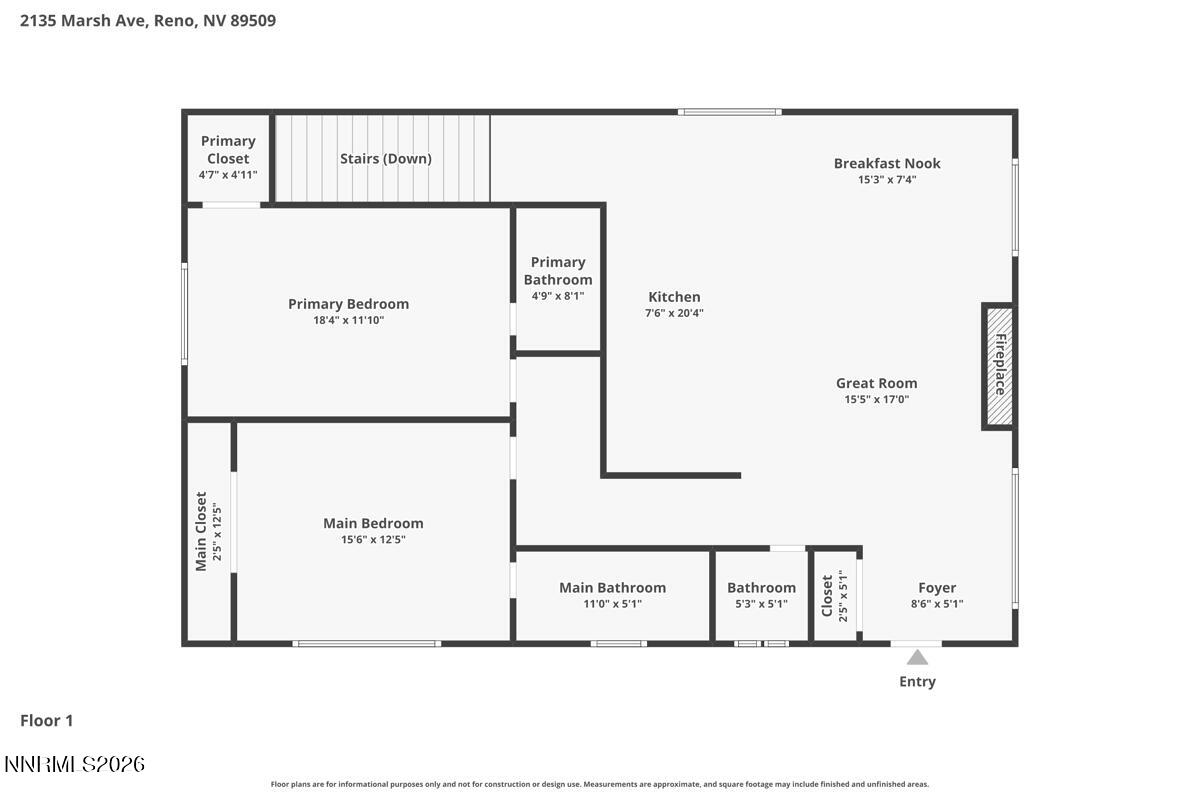 2135 Marsh Avenue Reno, NV 89509 - Photo 34 of 36 Main Floor