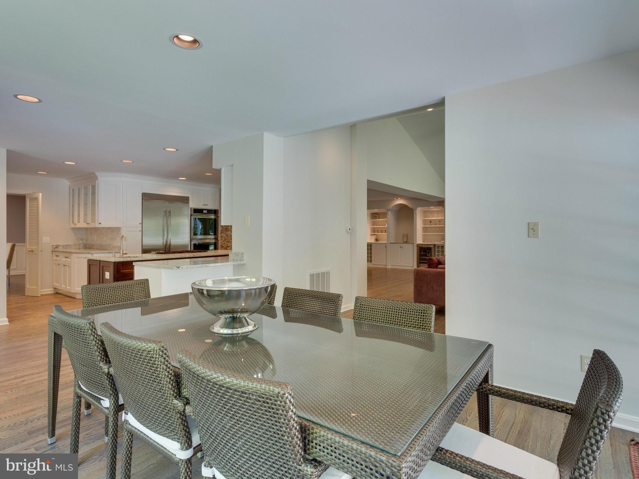 8416 Brook Road McLean, VA 22102 - Photo 10 of 30 View From Morning Room back into Kitchen