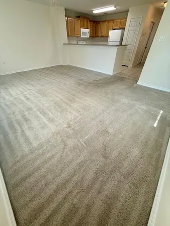 a view of a garage