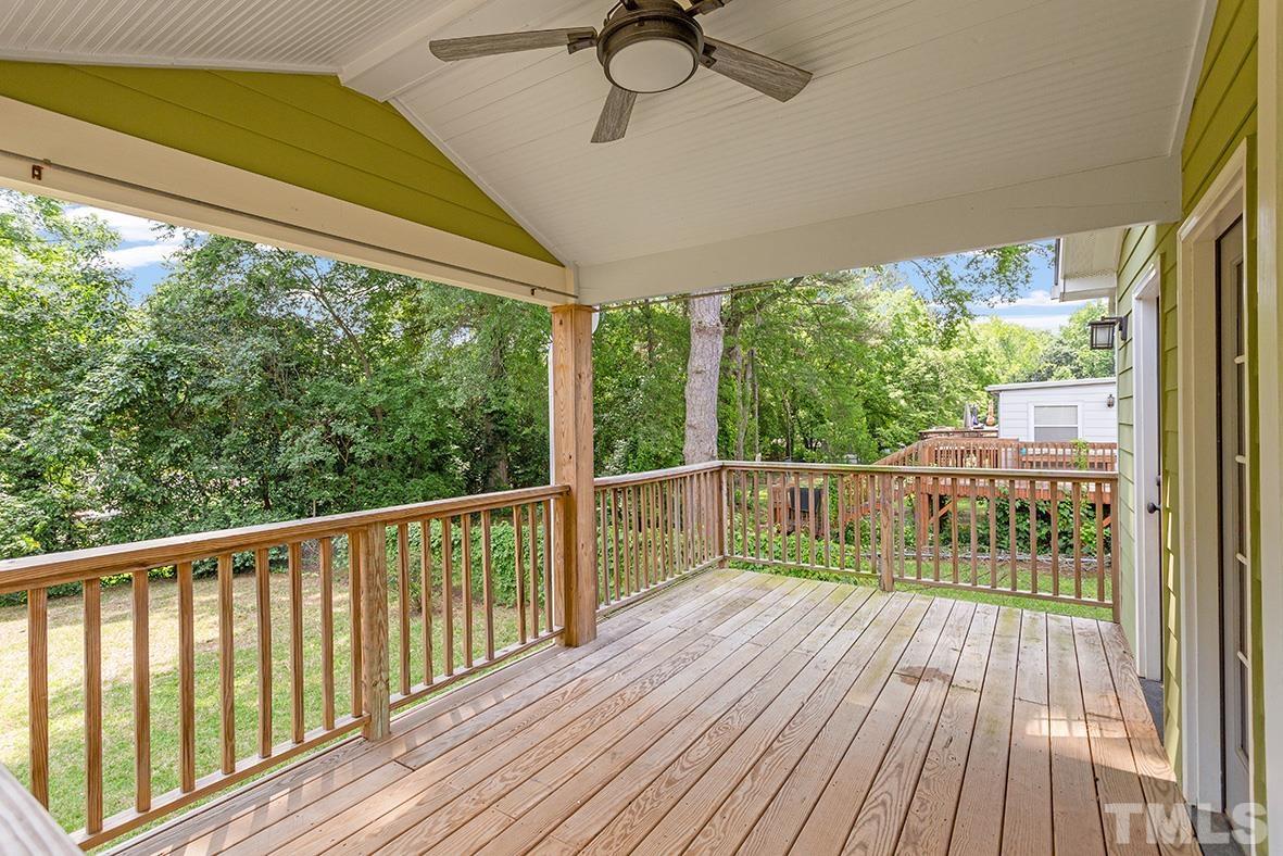2727 Layden Street Raleigh, NC 27603 - Photo 5 of 23 a view of balcony with wooden floor