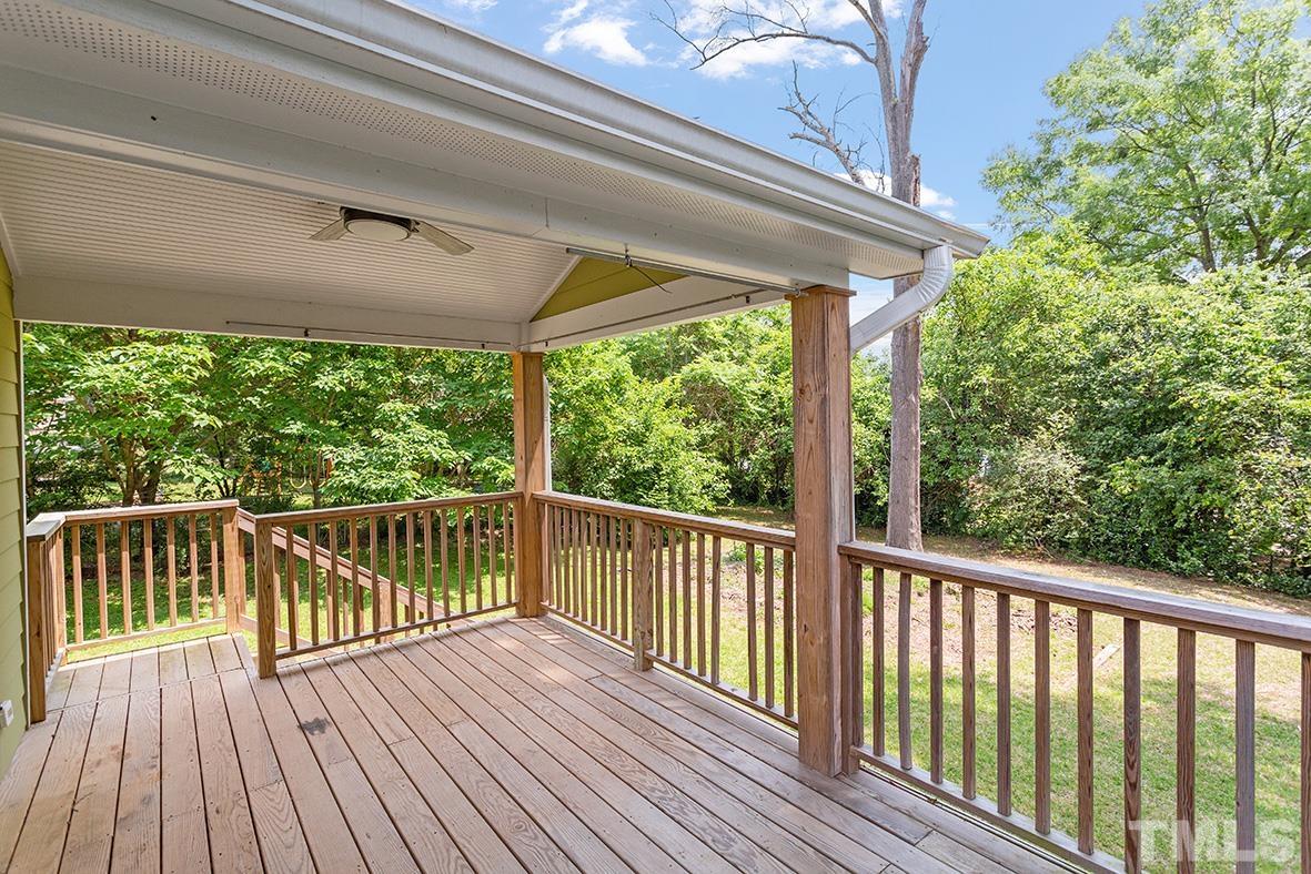 2727 Layden Street Raleigh, NC 27603 - Photo 6 of 23 a view of balcony with wooden floor