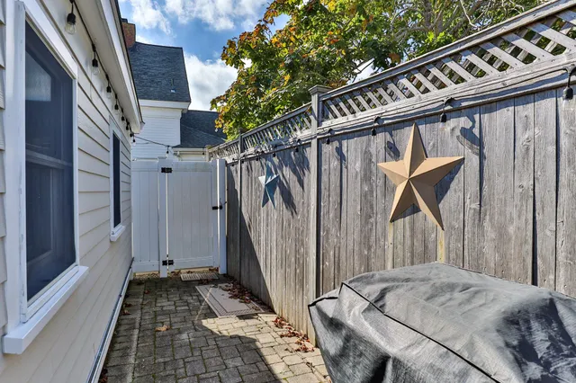 a view of outdoor space with seating area
