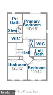 3441 Kemper Road Arlington, VA 22206 - Photo 50 of 52 Upper level 1 floor plan