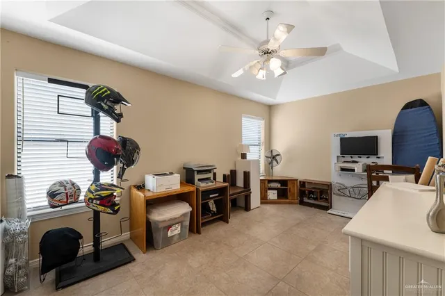 a house view with a backyard space