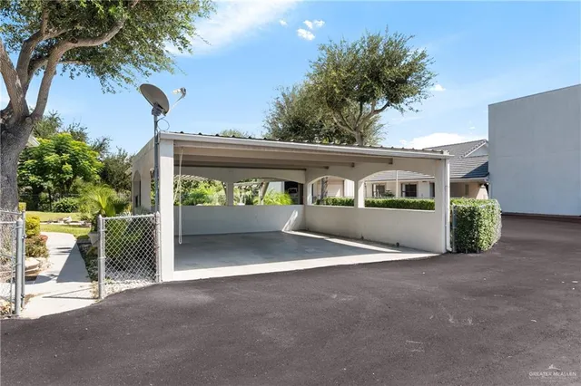 a view of a house with a swimming pool